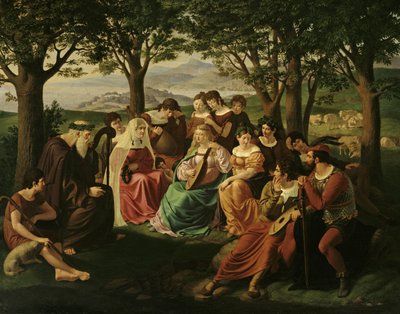 مسابقة غناء بواسطة هاينريش أنطون داهلنغ